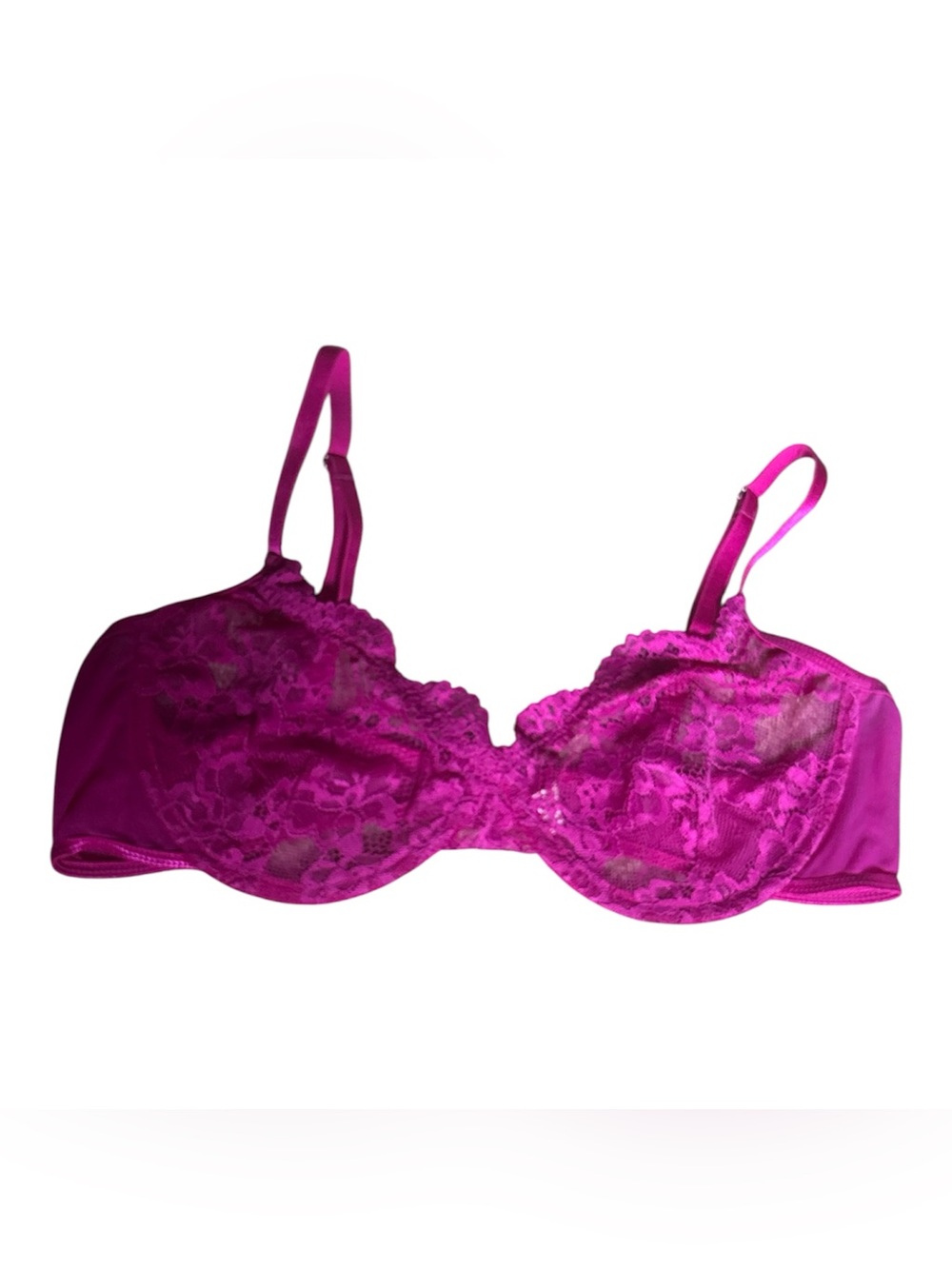 Women's Lace Underwire Bra - Magenta